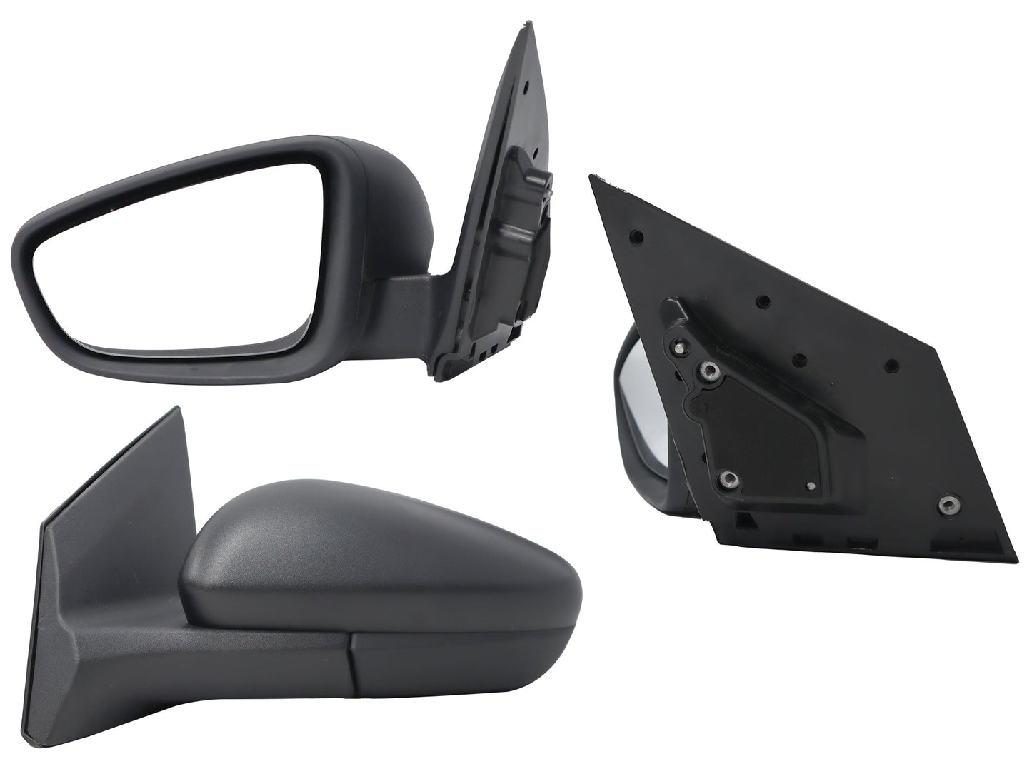 ESPEJO IZQ MANUAL NEGRO POROSO