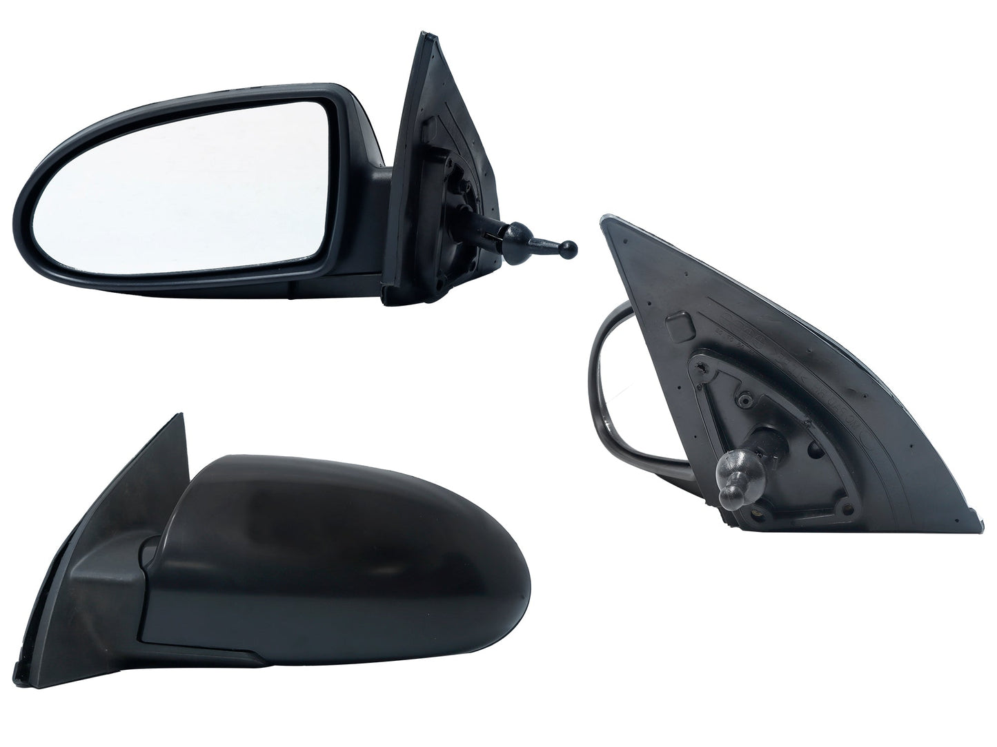 ESPEJO IZQ MANUAL NEGRO POROSO C/CONTROL