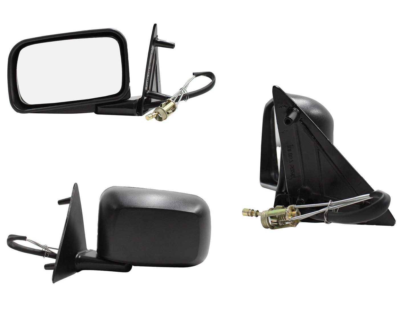 ESPEJO IZQ MANUAL NEGRO POROSO C/CONTROL