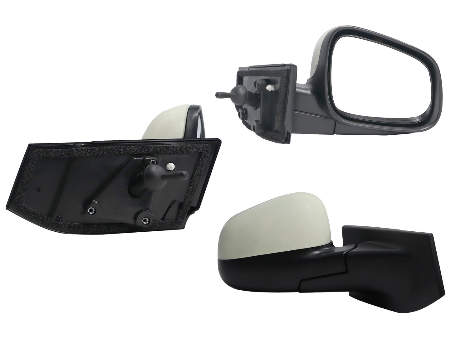 ESPEJO DER MANUAL NEGRO P/PINTAR C/CONTROL (BEAT 18-21 4-5PTAS)