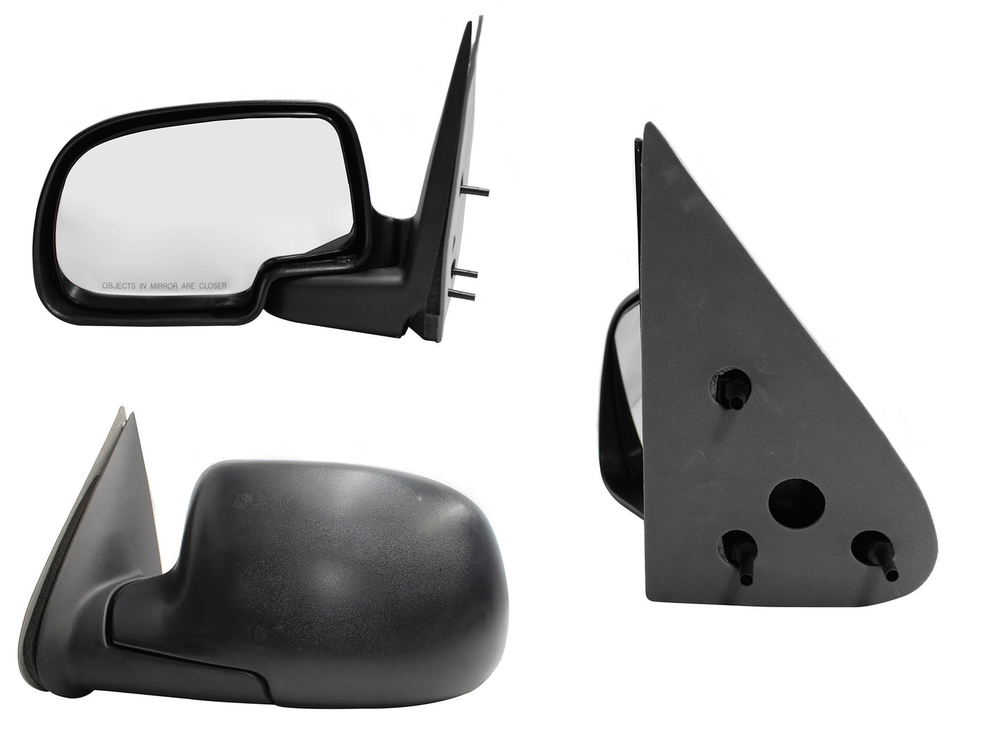 ESPEJO IZQ MANUAL NEGRO POROSO S/CONTROL