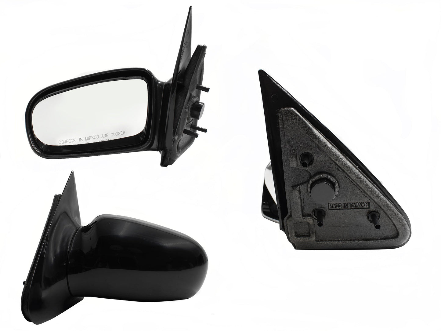 ESPEJO IZQ MANUAL NEGRO LISO S/CONTROL 2PTAS (SUNFIRE)