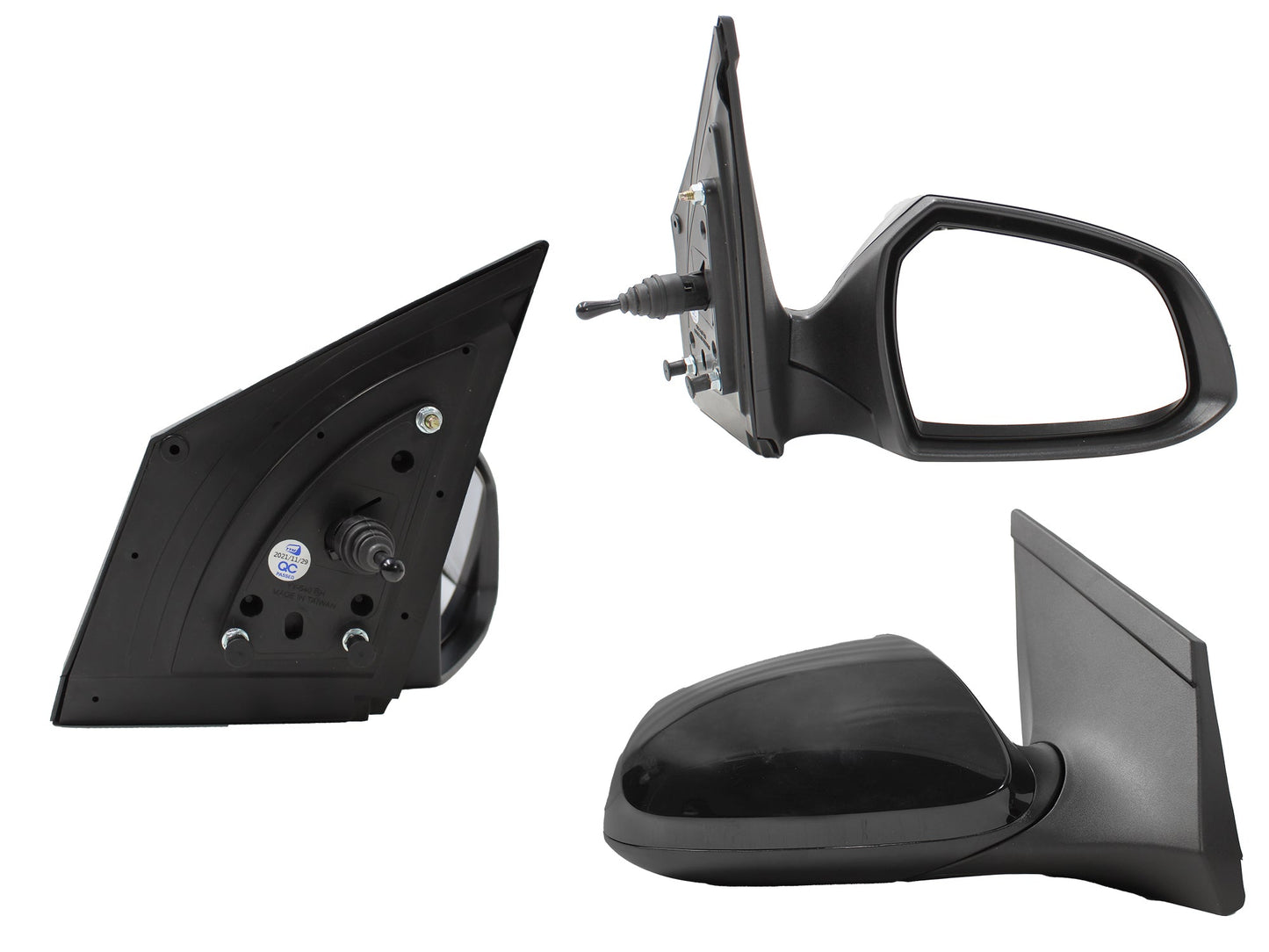 ESPEJO DER MANUAL NEGRO P/PINTAR C/CONTROL (SEDAN/H-BACK)