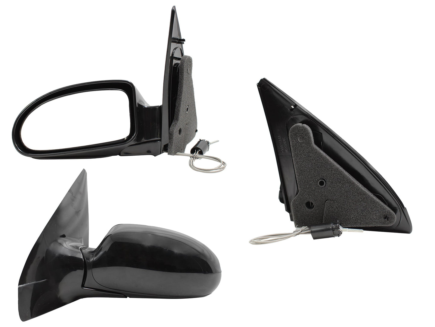 ESPEJO IZQ MANUAL NEGRO C/CONTROL