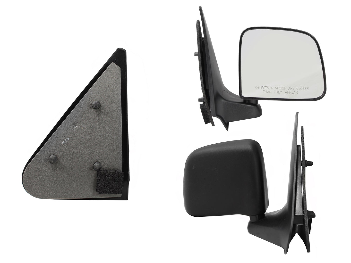 ESPEJO DER MANUAL NEGRO POROSO (MAZDA PICK-UP)