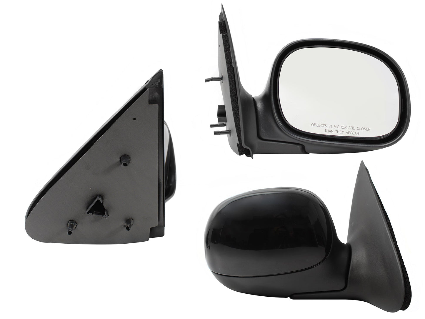 ESPEJO DER MANUAL NEGRO P/PINTAR (LOBO 97-03)