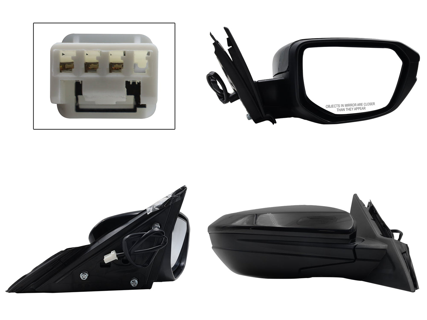 ESPEJO DER ELECT NEGRO P/PINTAR (3PINES) 2-4PTAS