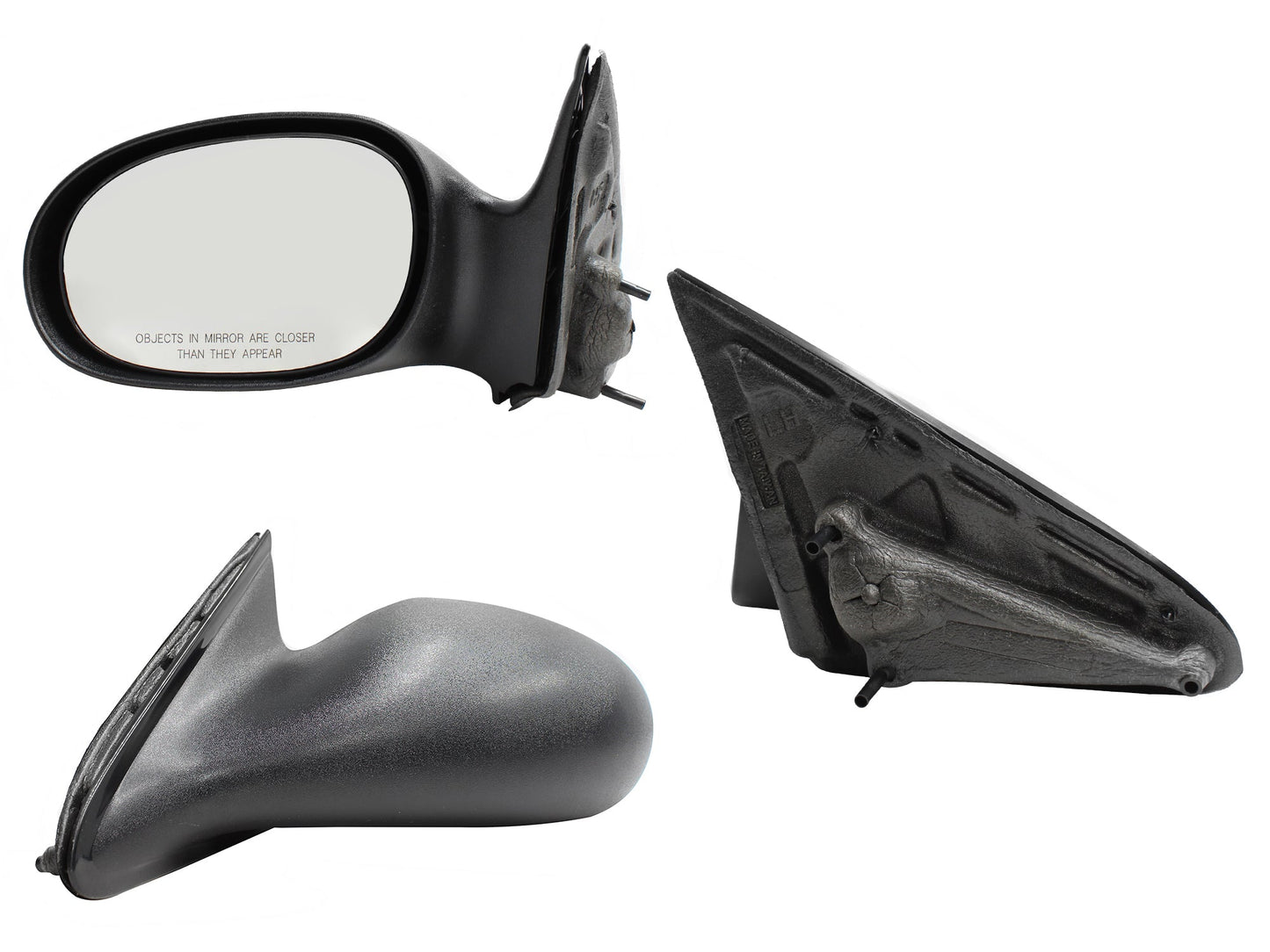 ESPEJO IZQ MANUAL NEGRO POROSO (CIRRUS 01-06)