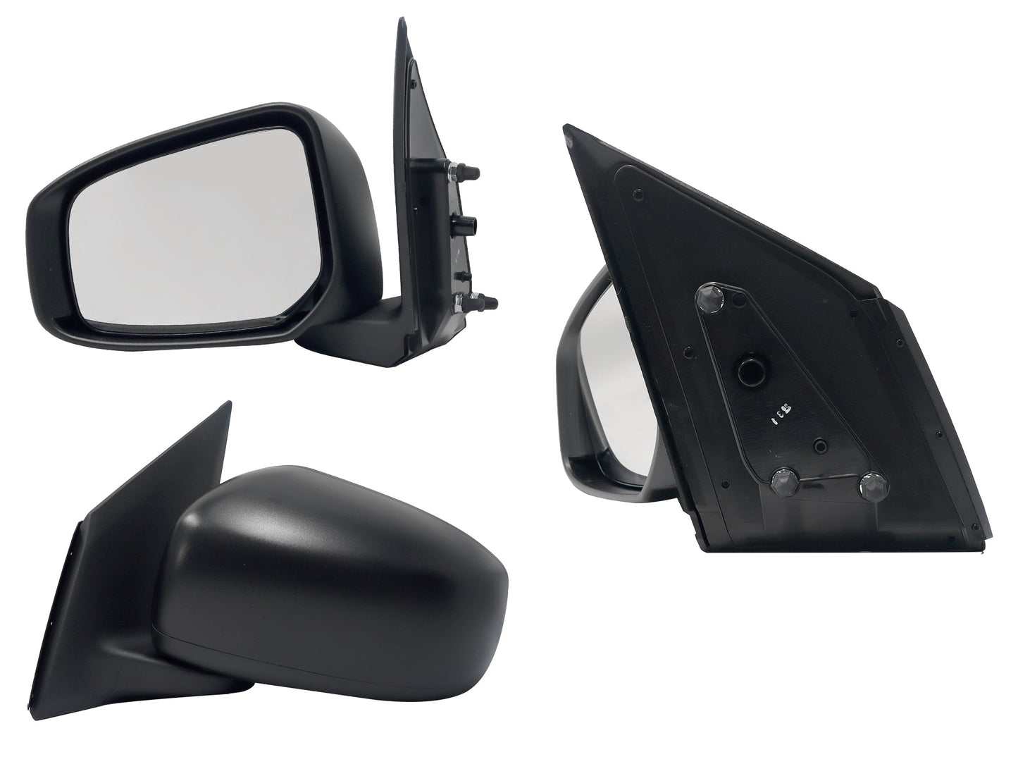 ESPEJO IZQ MANUAL NEGRO P/PINTAR S/CONTROL