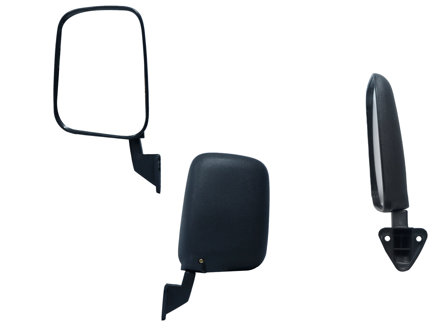 ESPEJO IZQ MANUAL NEGRO POROSO