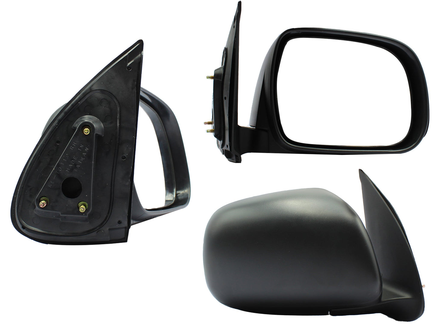 ESPEJO DER MANUAL NEGRO POROSO S/CONTROL