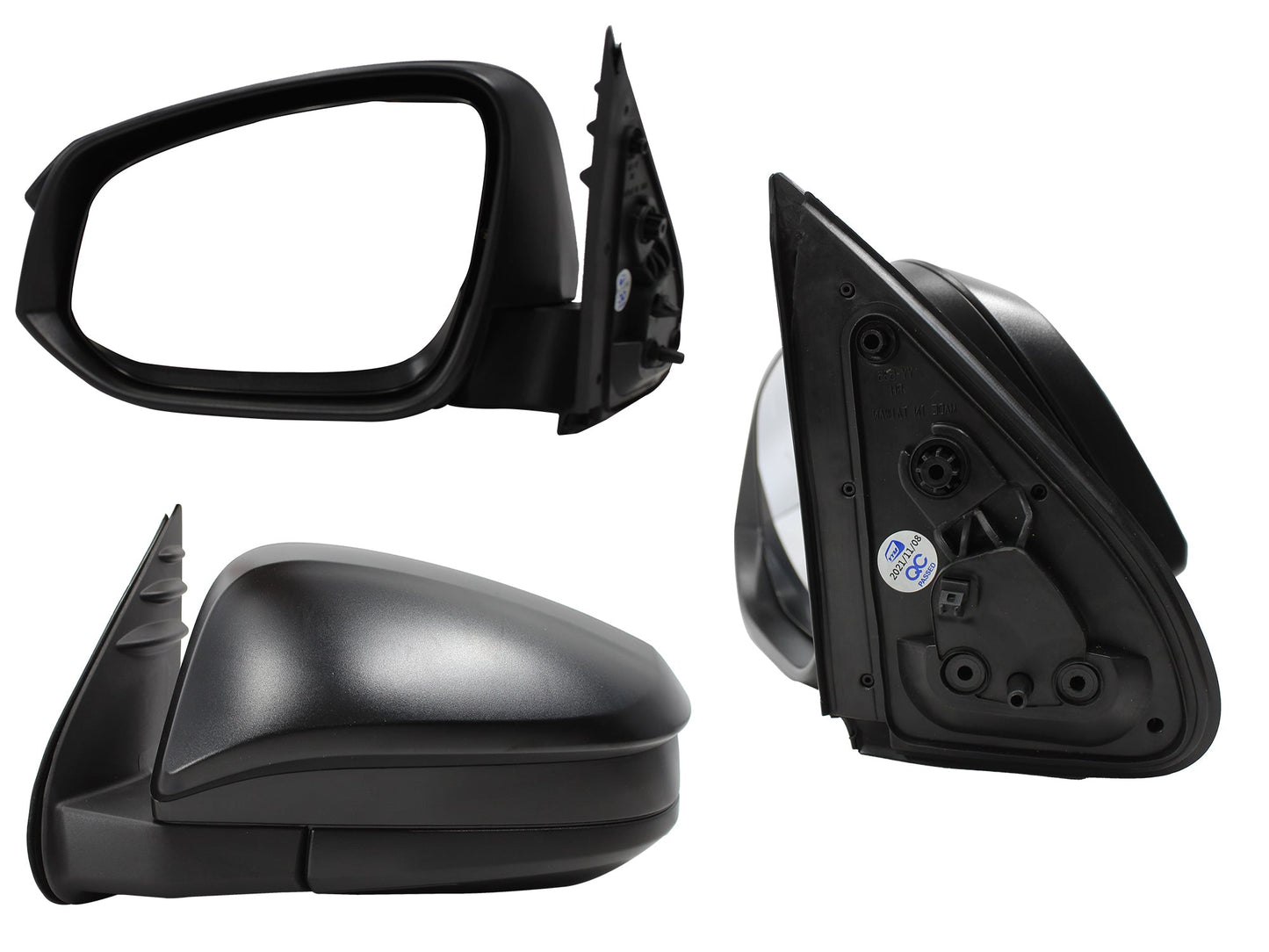 ESPEJO IZQ MANUAL NEGRO POROSO S/CONTROL (SENCILLA)