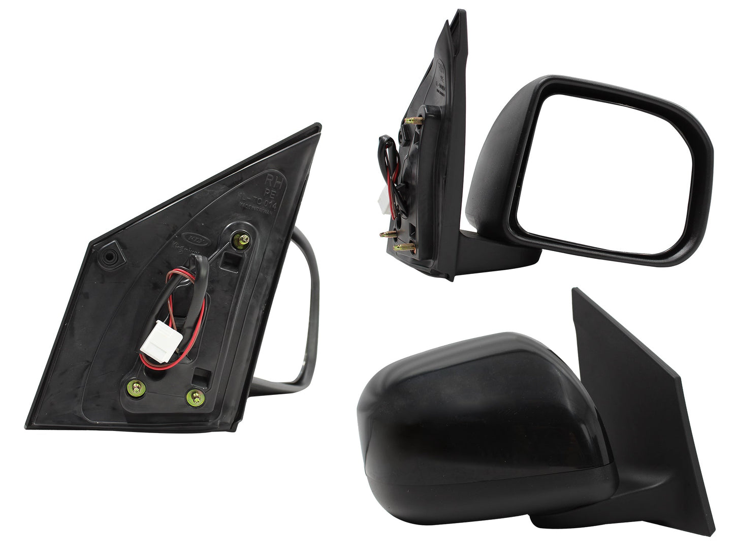 ESPEJO DER ELECT NEGRO P/PINTAR (3PINES)