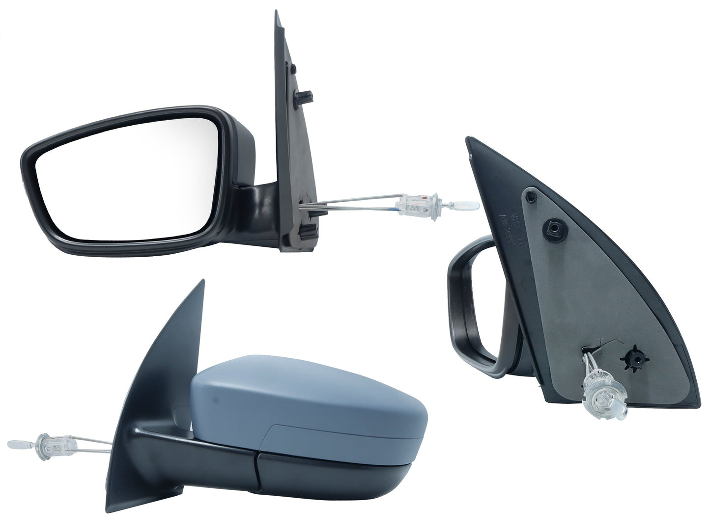 ESPEJO IZQ MANUAL GRIS P/PINTAR C/CONTROL