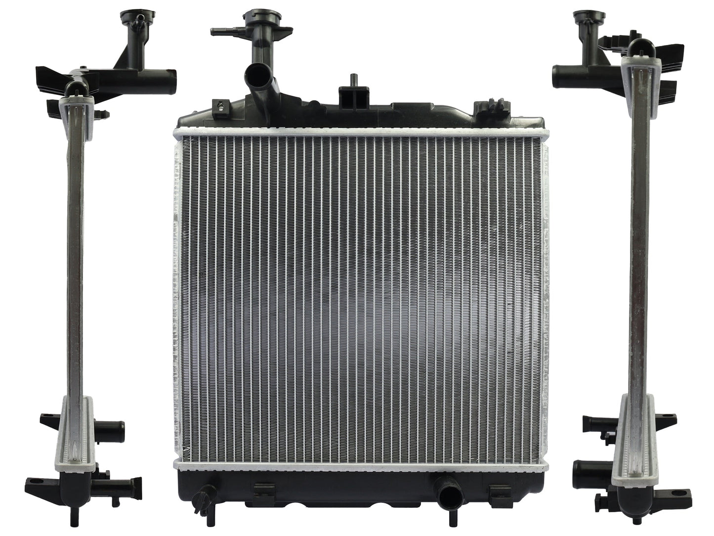 RADIADOR AGUA C/S AIRE STD 390*370*16MM (MT MIRAGE G4 19-24/MIRAGE 15-16) T/SOLDADO