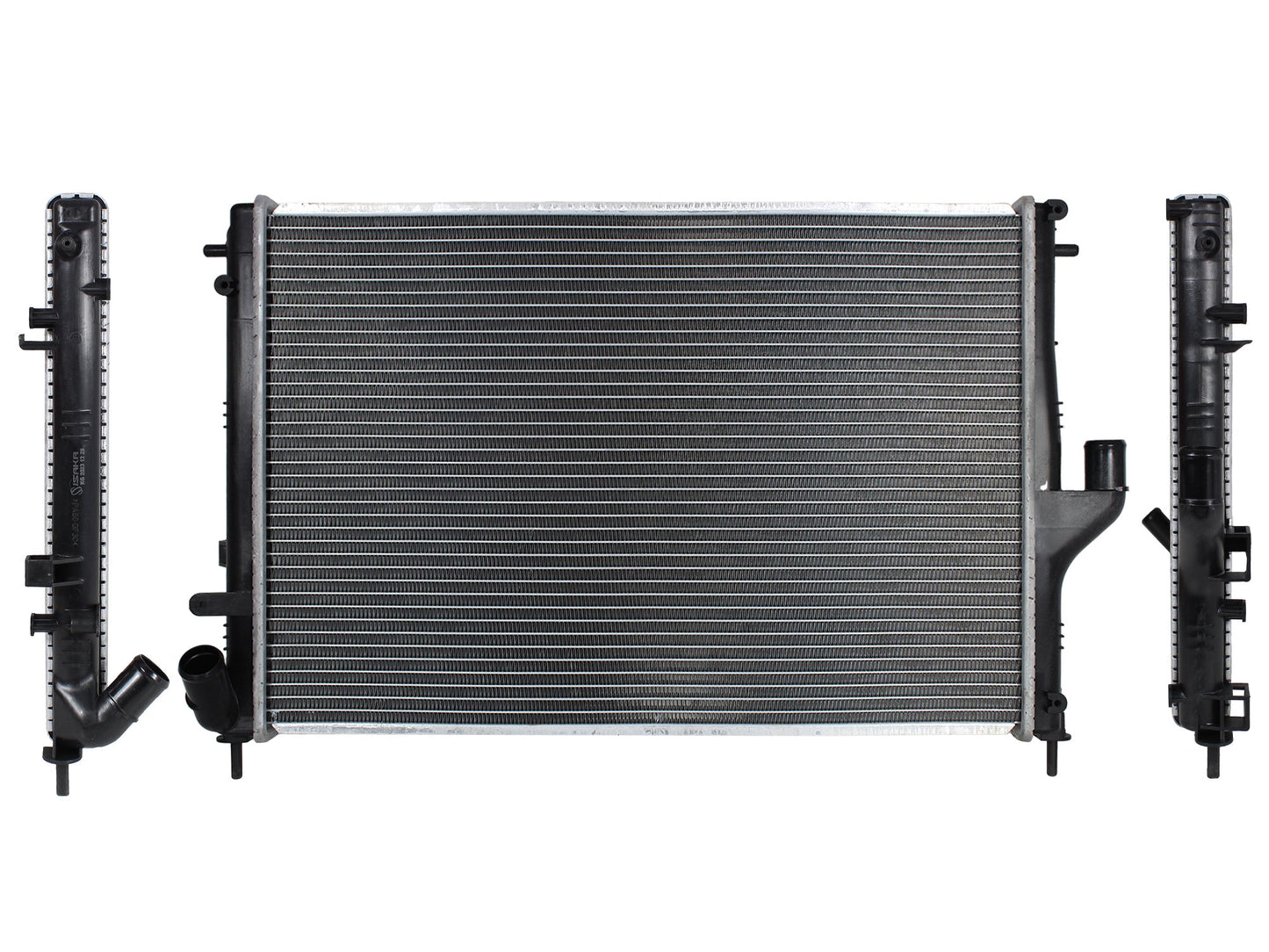 RADIADOR AGUA C/S AIRE STD/AUT 600*410*26MM (SANDERO-STEPWAY 15-16) T/SOLDADO