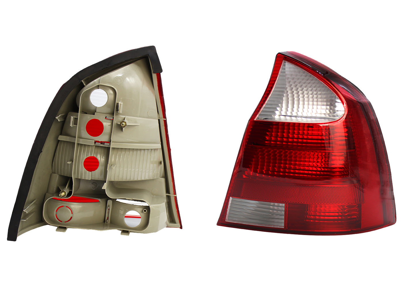 CALAVERA DER S/ARNES 4PTAS (ROJO/BLANCO)