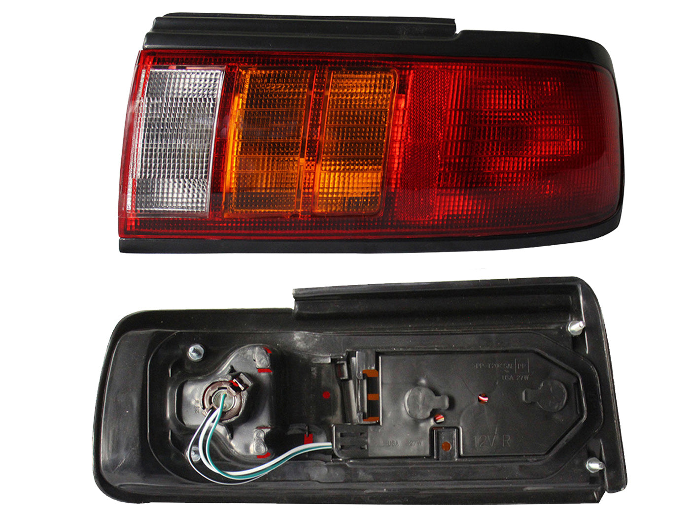 CALAVERA DER C/ARNES (ROJO/DOBLE AMBAR/BLANCO)