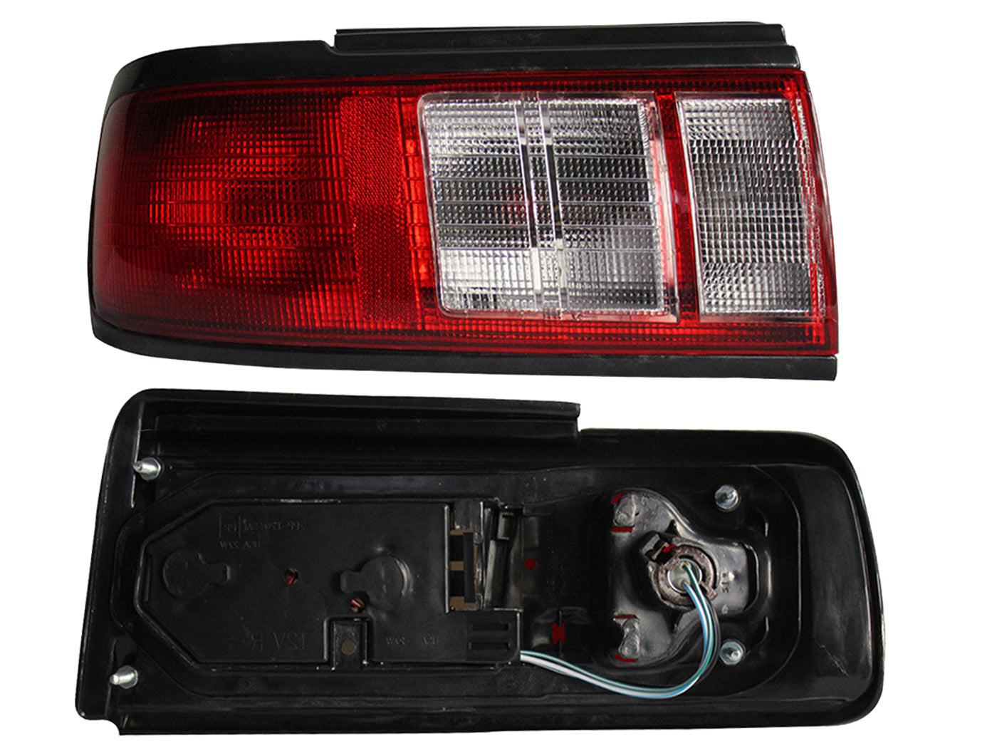 CALAVERA IZQ C/ARNES FILO NEGRO (ROJO/BLANCO/BLANCO)