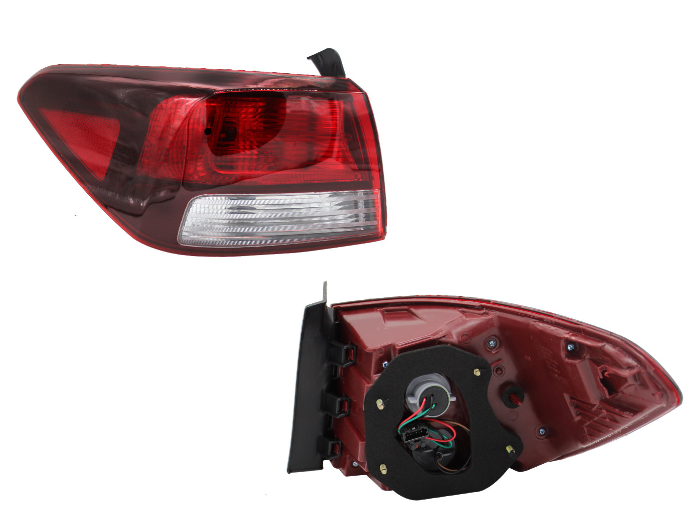 CALAVERA IZQ EXT C/ARNES 4PTAS (ROJO/BLANCO)