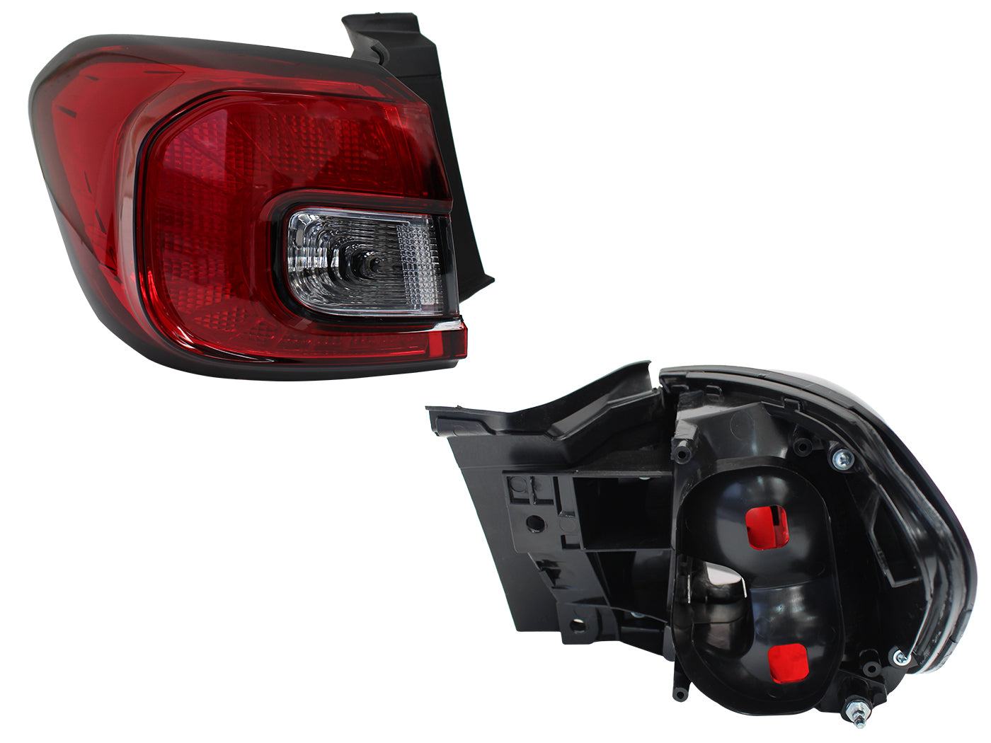 CALAVERA IZQ EXT S/ARNES CLARA (ROJO/BLANCO)