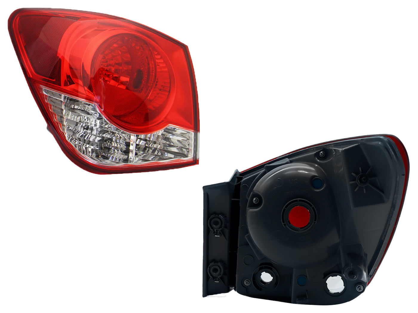 CALAVERA IZQ EXT S/ARNES (ROJO/BLANCO)