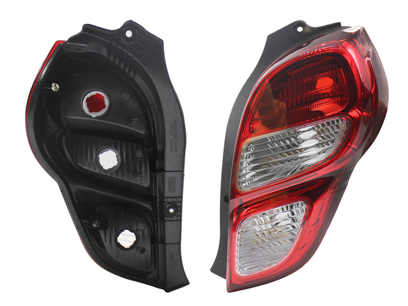 CALAVERA DER S/ARNES 5PTAS (ROJO/BLANCO/BLANCO)