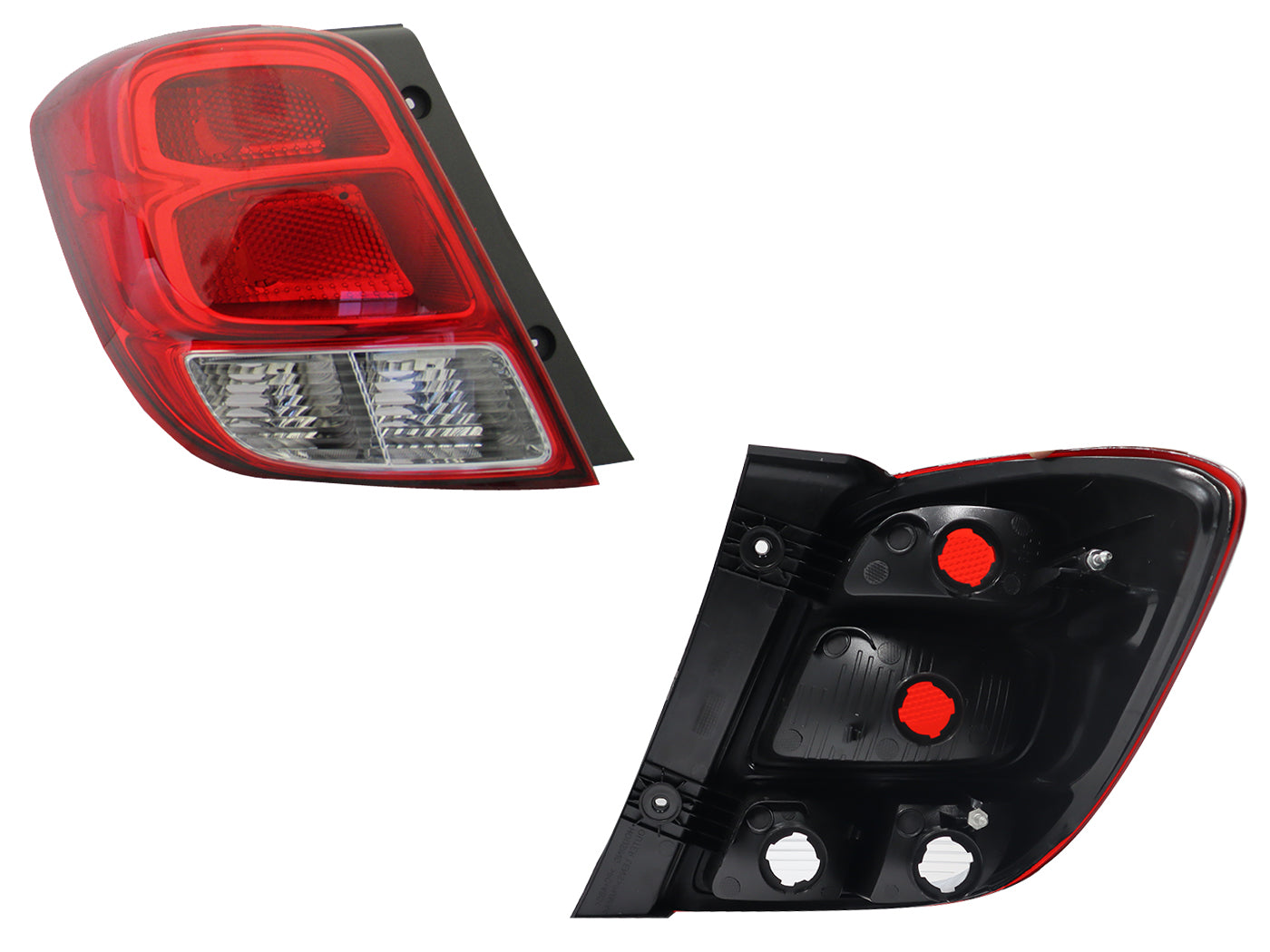 CALAVERA IZQ S/ARNES 4PTAS (ROJO/BLANCO)