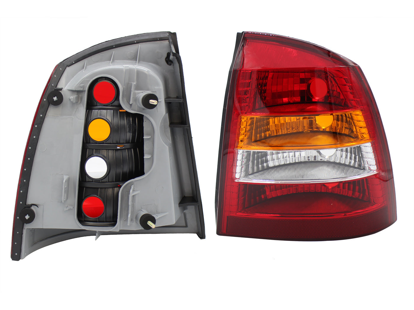 CALAVERA DER S/ARNES CLARA 4PTAS (ROJO/AMBAR/BLANCO)