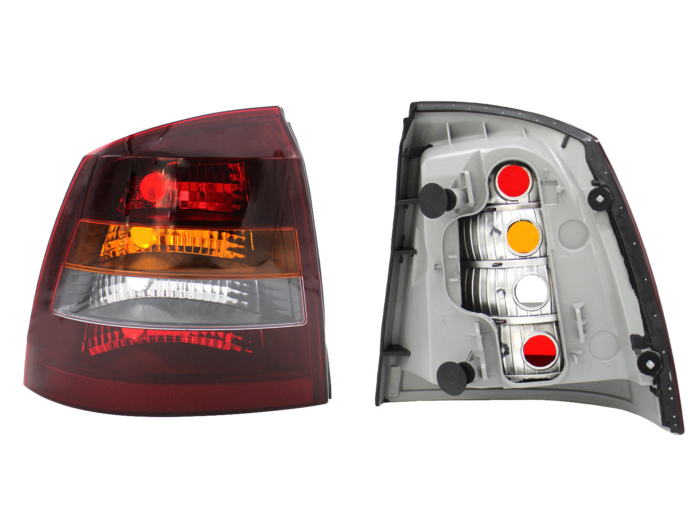 CALAVERA IZQ S/ARNES OSCURA 3-5PTAS (ROJO/AMBAR/BLANCO)