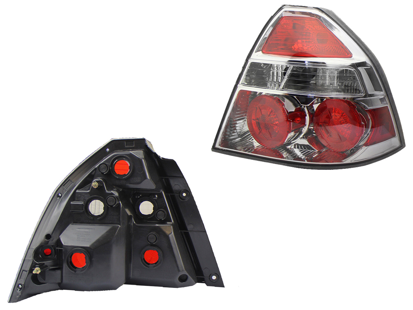 CALAVERA DER S/ARNES F/CROMADO C/MICAS ROJAS (AVEO 2017)