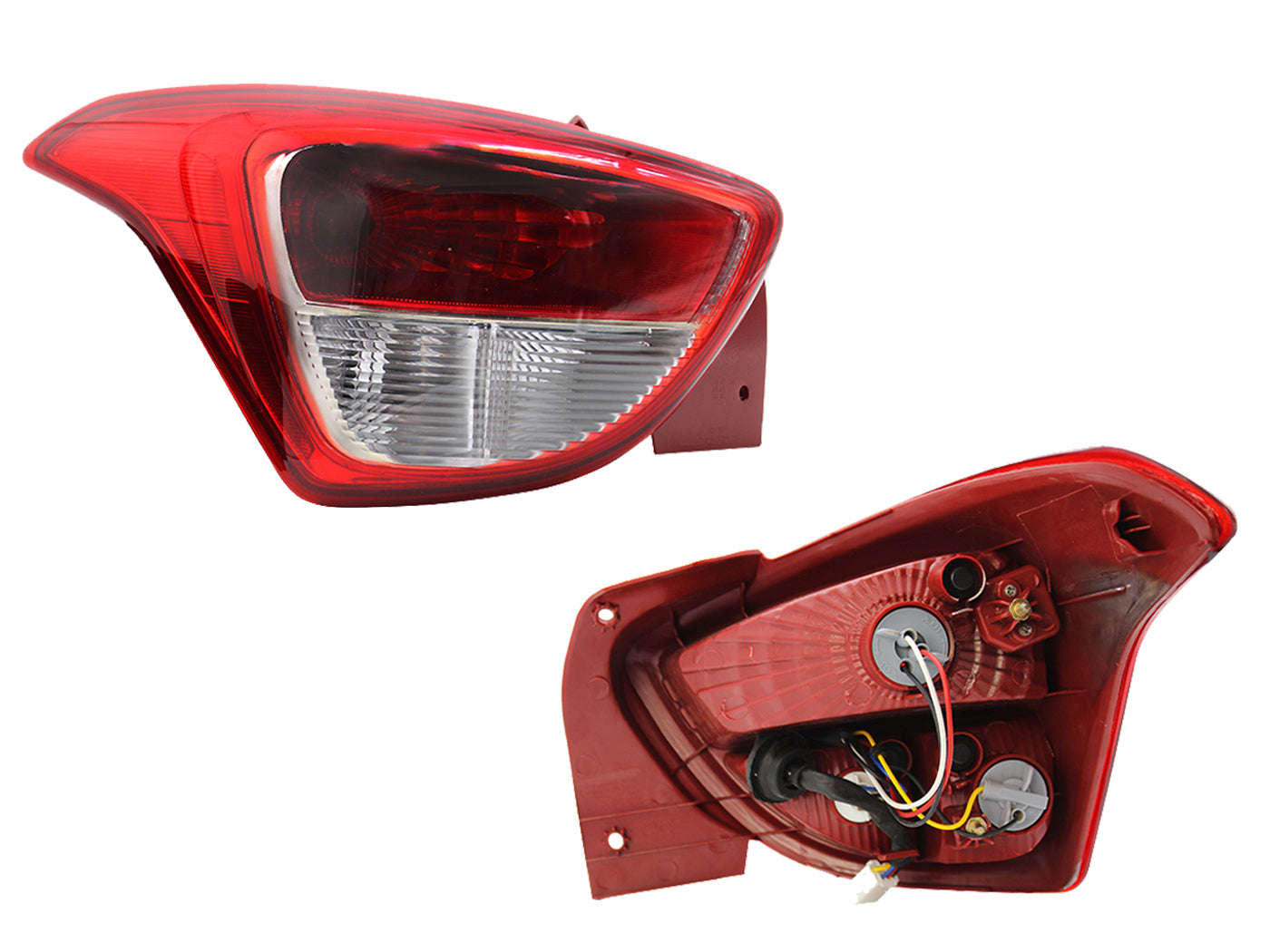 CALAVERA IZQ C/ARNES 5PTAS (ROJO/BLANCO)