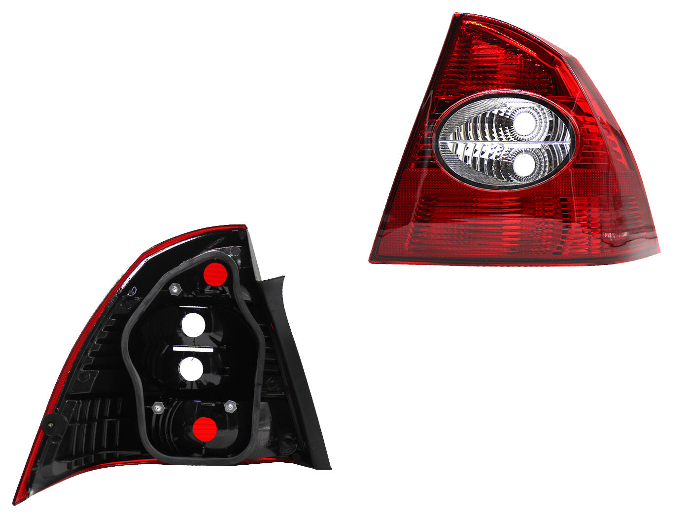 CALAVERA DER S/ARNES 4PTAS (ROJO/BLANCO)