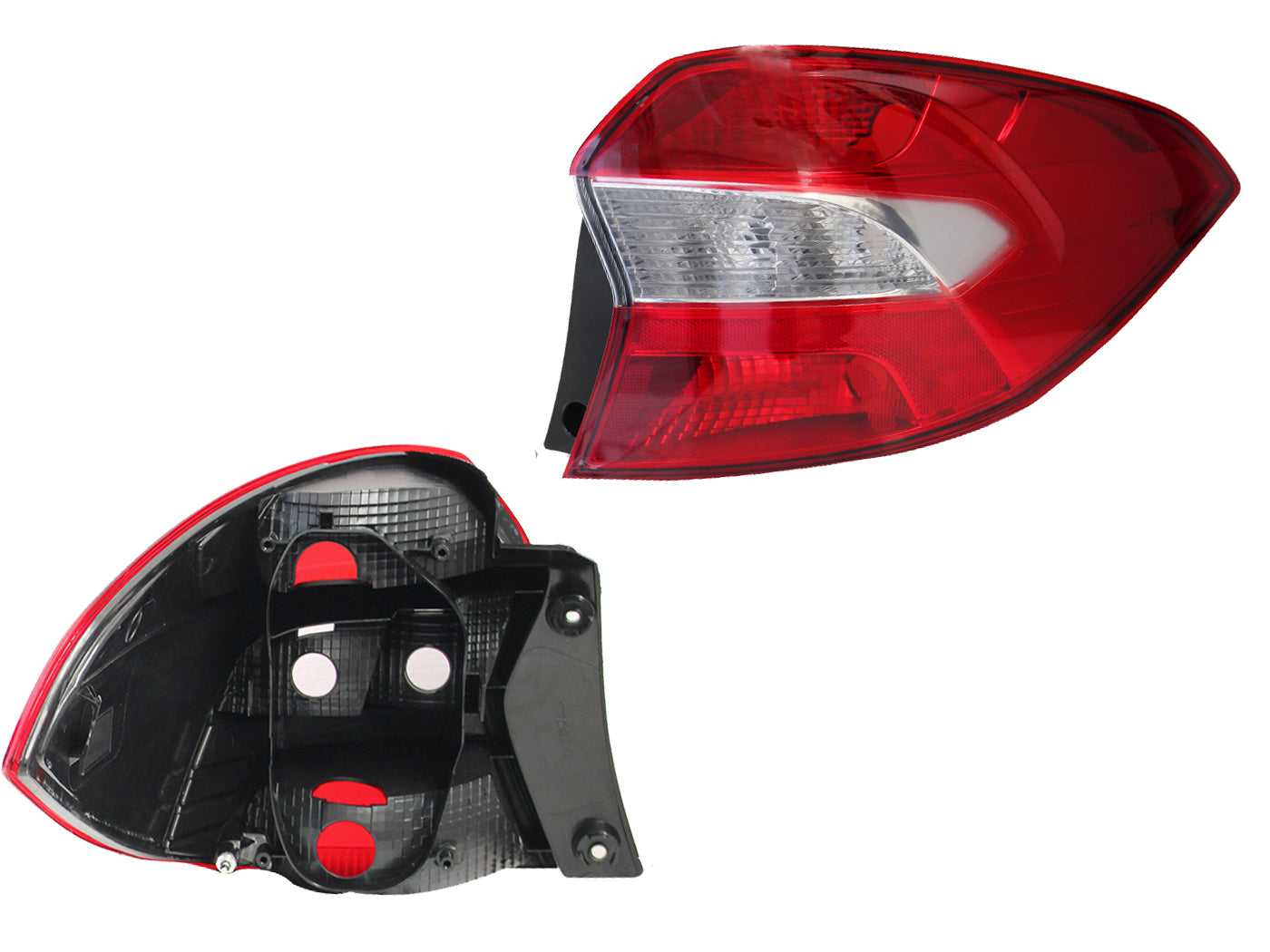 CALAVERA DER S/ARNES 4PTAS (ROJO/BLANCO)