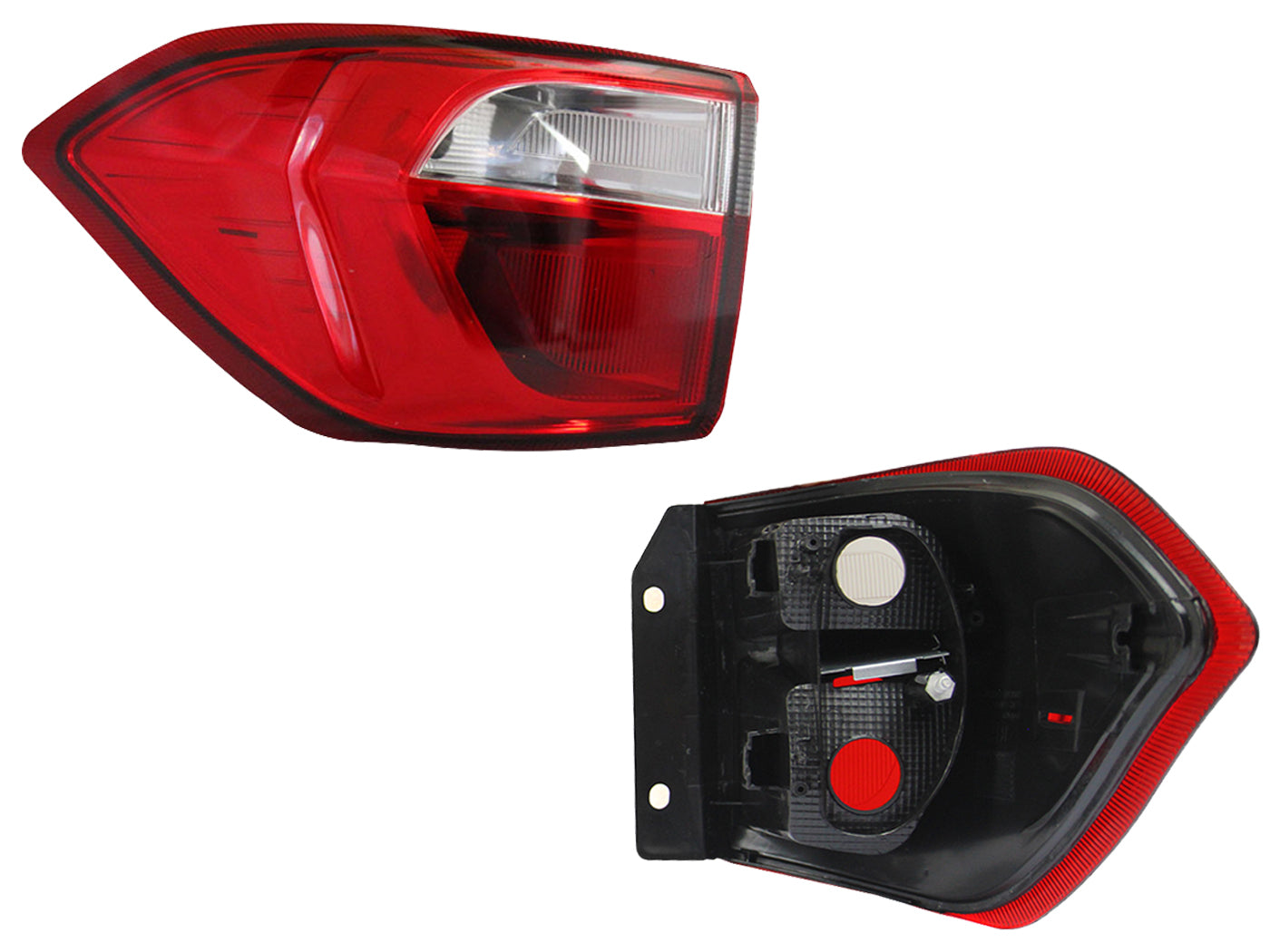 CALAVERA IZQ EXT S/ARNES (BLANCO/ROJO)