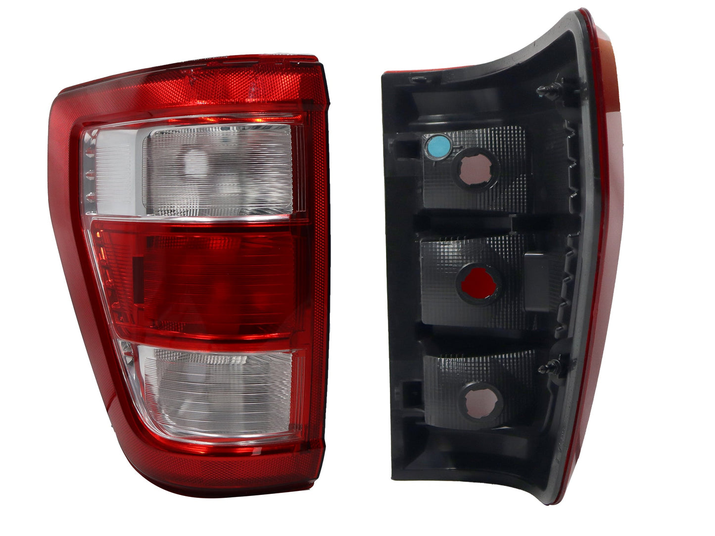 CALAVERA IZQ S/ARNES P/HALOGENO (BLANCO/ROJO/BLANCO)