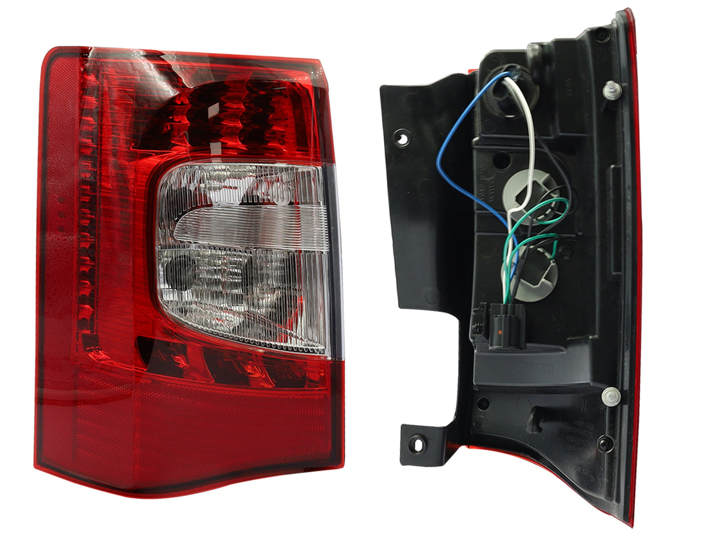 CALAVERA IZQ C/ARNES C/LED (ROJO/BLANCO)