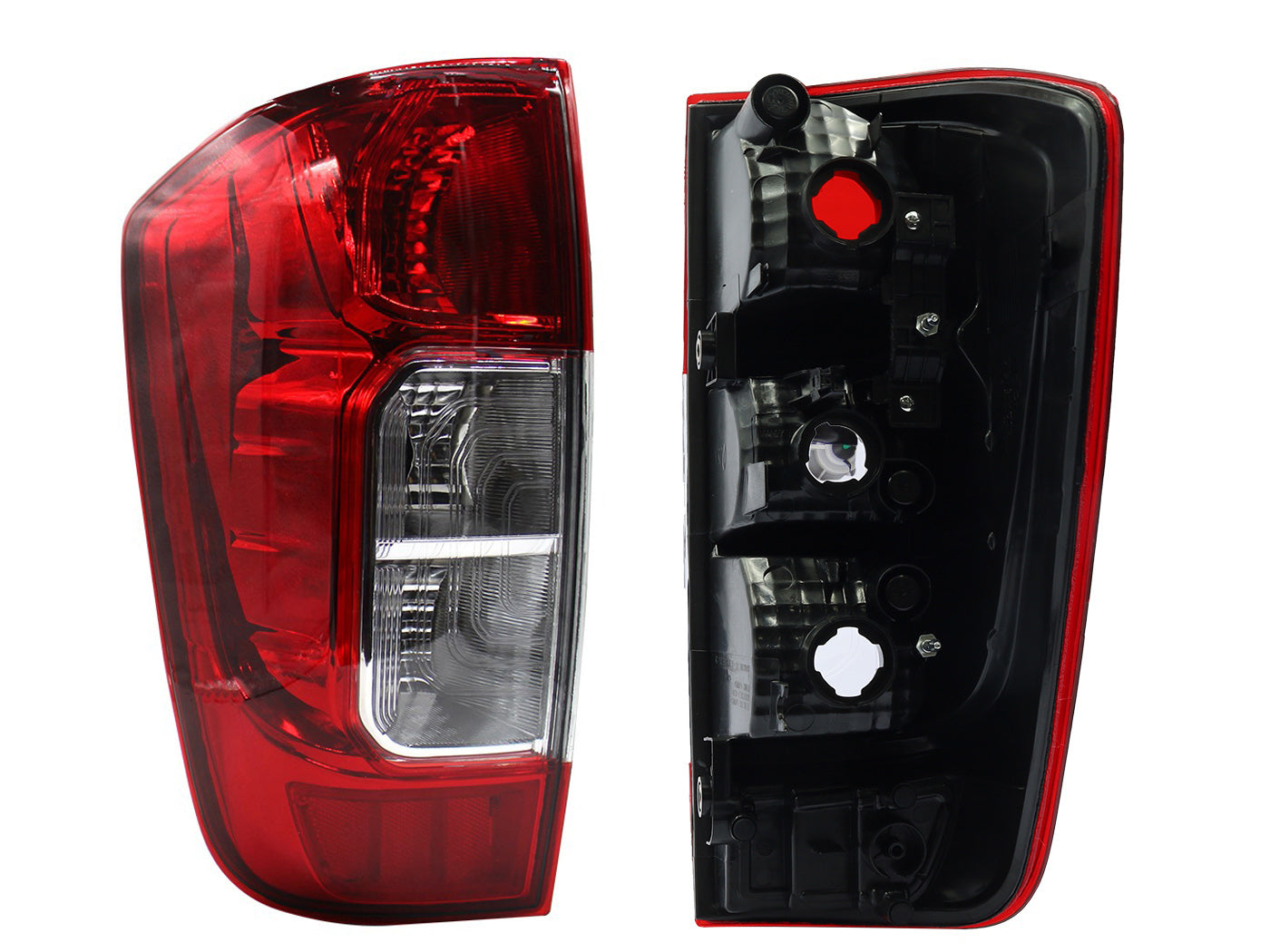 CALAVERA IZQ S/ARNES (SENCILLA/DOBLE CABINA S-SE/LUJO XE-LE) (ROJO/BLANCO)