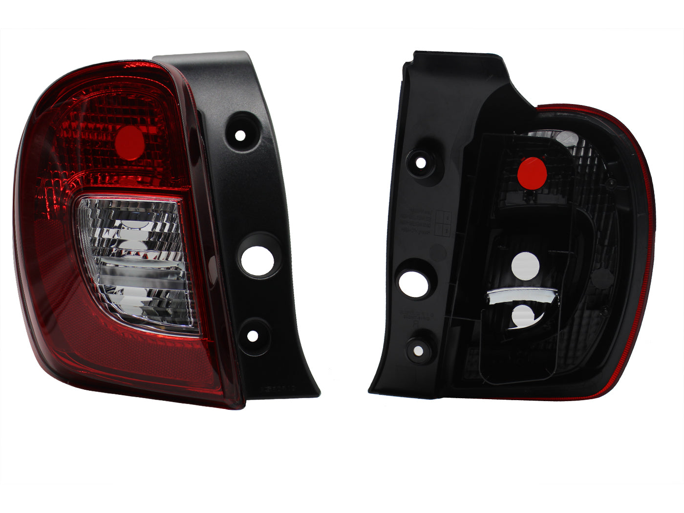 CALAVERA IZQ S/ARNES CLARA RECTANGULO (ROJO/BLANCO)