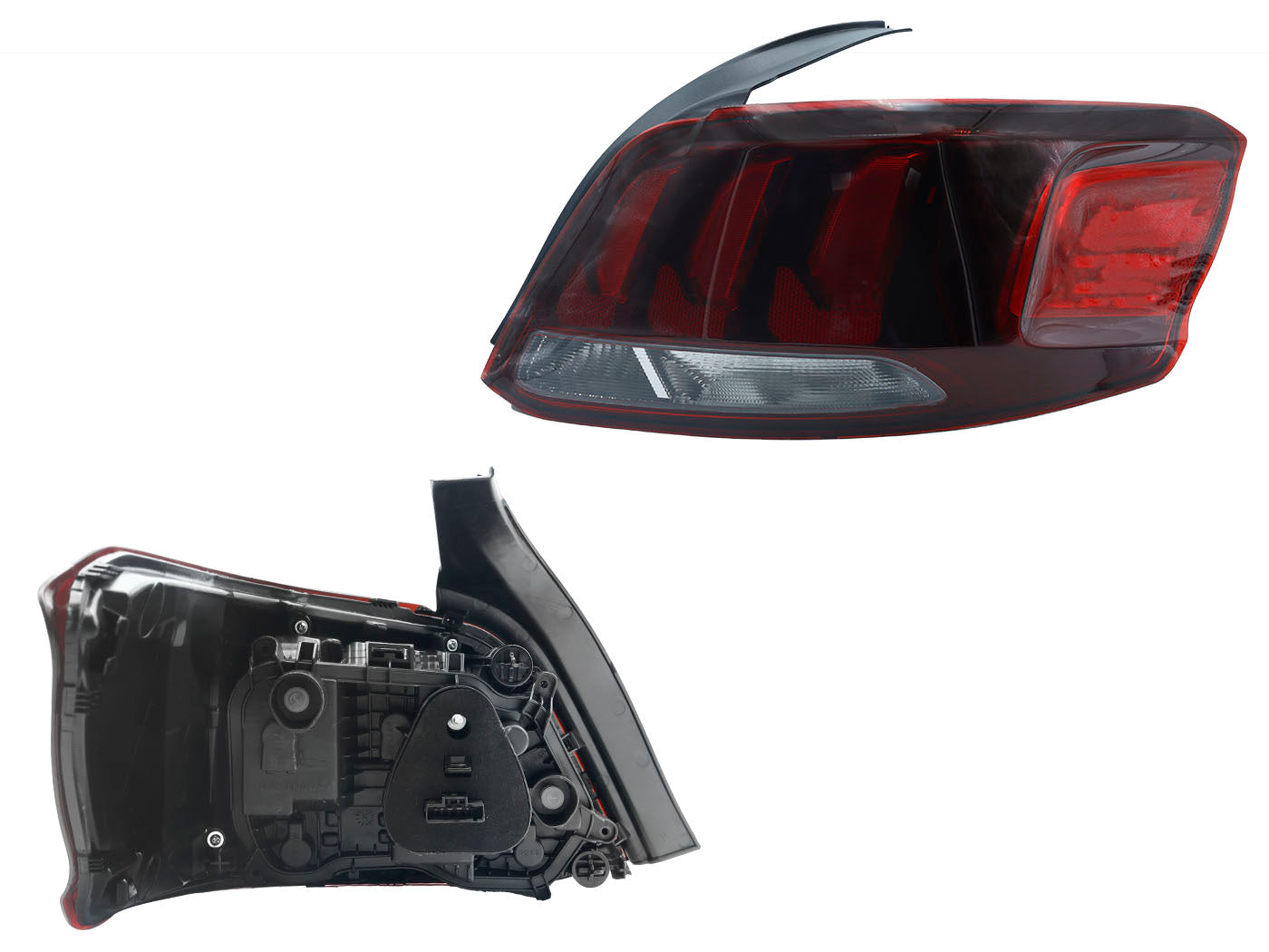 CALAVERA DER C/ARNES OSCURA (ROJO/BLANCO)