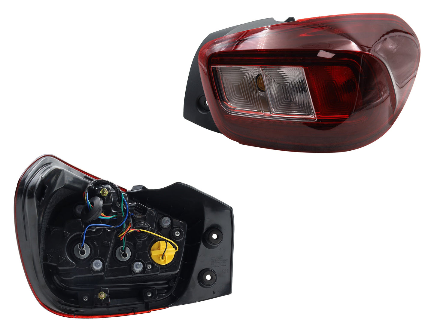 CALAVERA DER C/ARNES CLARA C/DRL (ROJO/BLANCO/BLANCO)