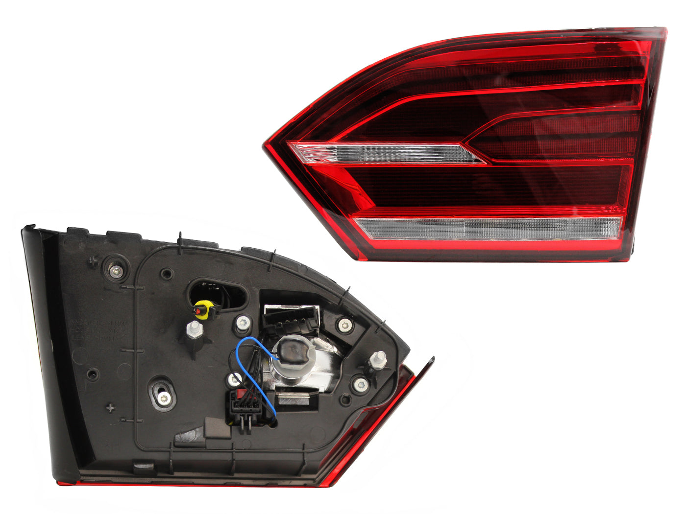 CALAVERA DER INT S/ARNES C/LED CLARA (ROJO/BLANCO)