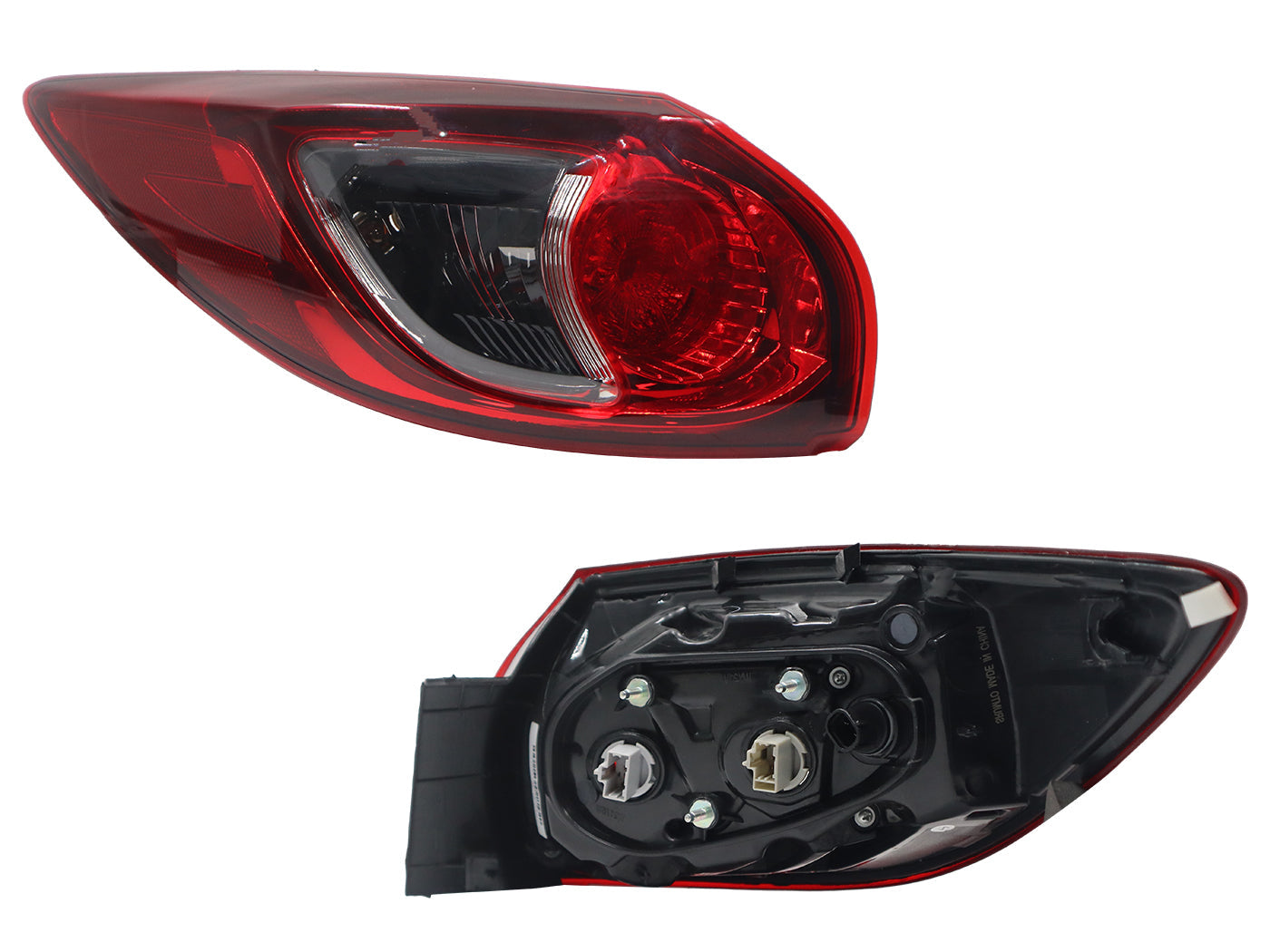 CALAVERA IZQ EXT S/ARNES C/SOQUET P/HALOGENO CLARA (BLANCO/ROJO)