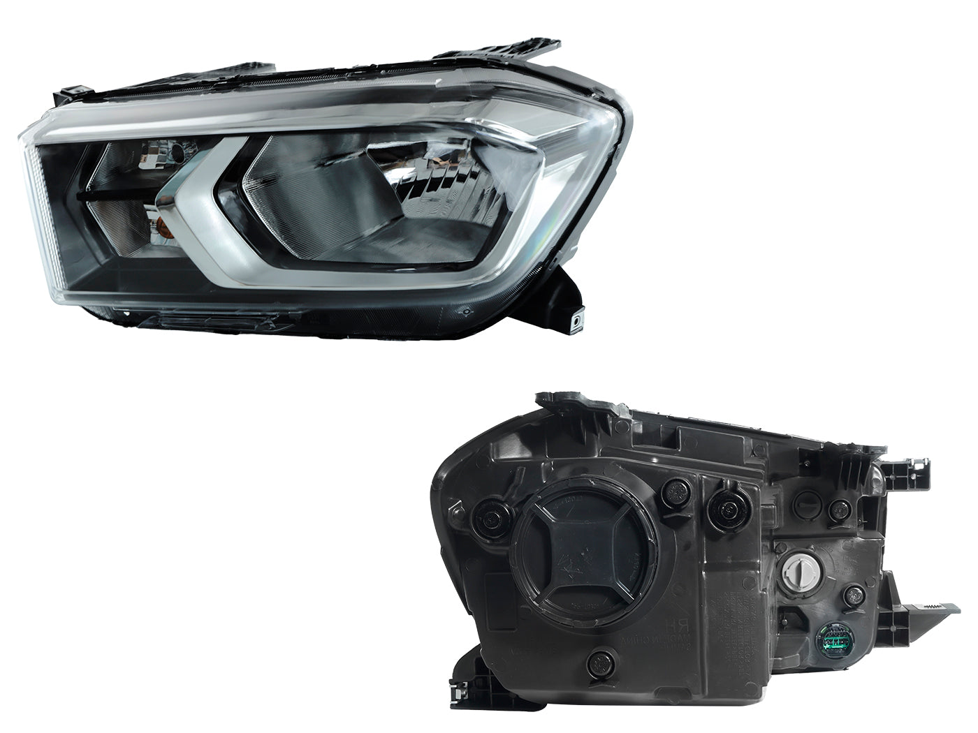 FARO IZQ F/CROMADO (SENCILLO/DOBLE CABINA)