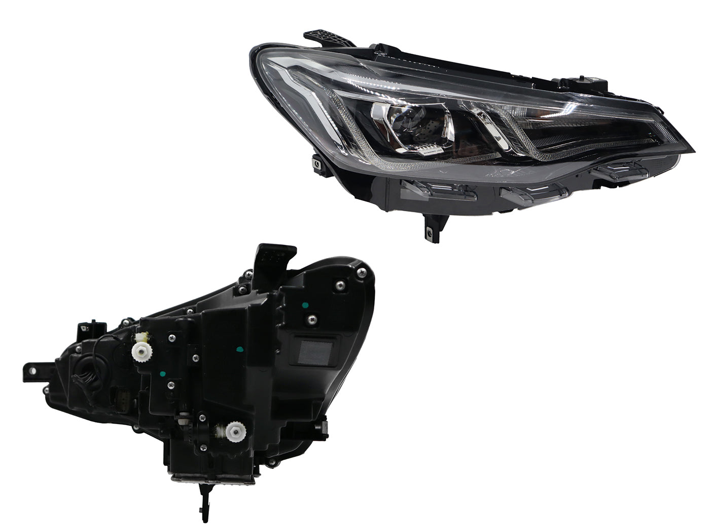 FARO DER F/CROMADO C/LED C/LUPA