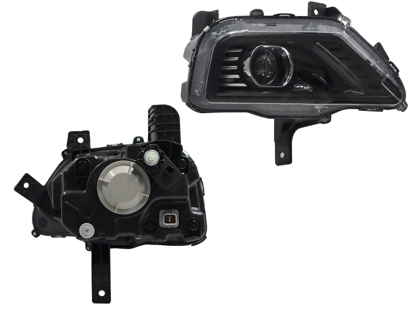 FARO DER F/NEGRO C/LUPA