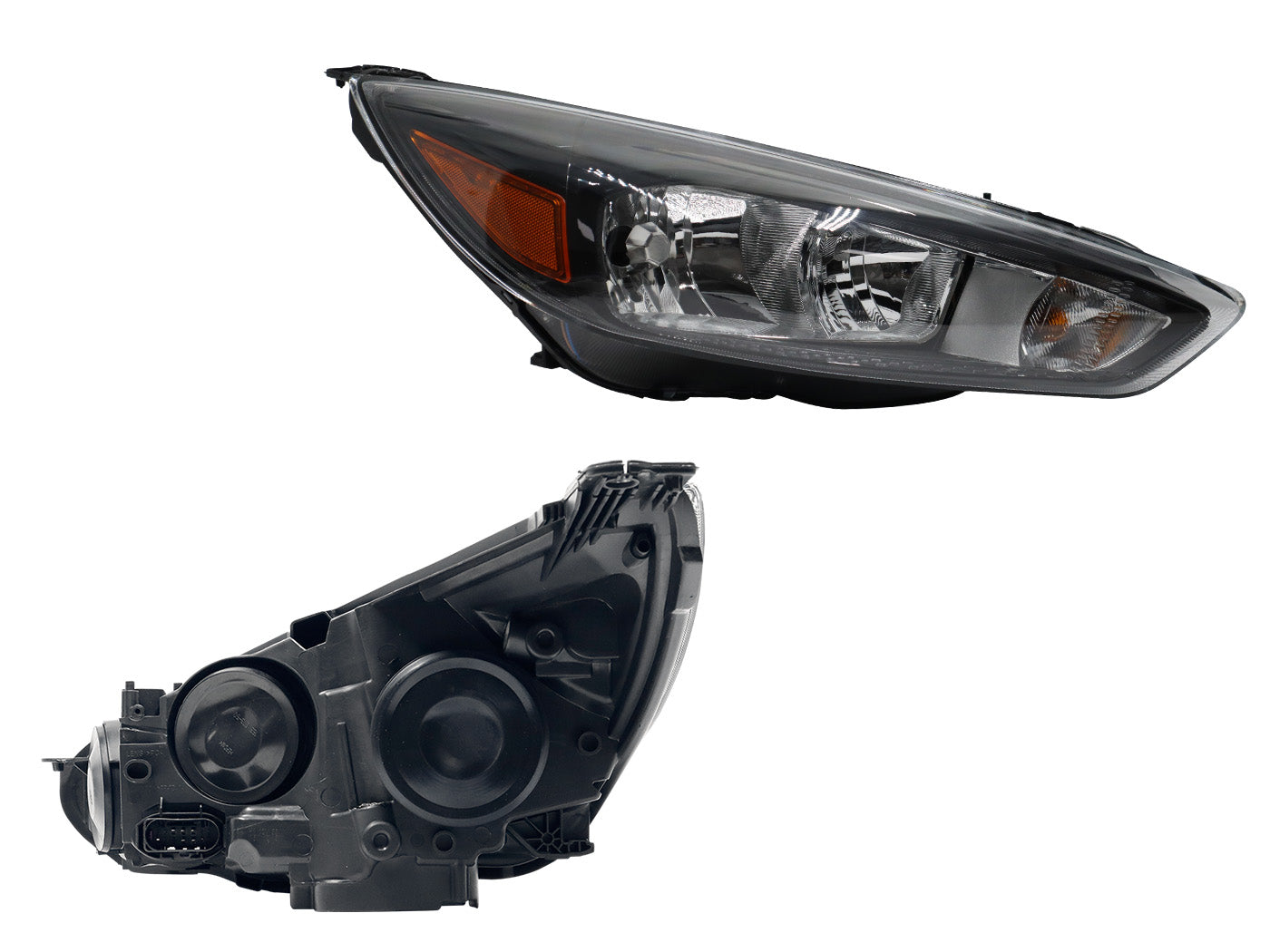 FARO DER F/NEGRO S/DRL C/MICA AMBAR (SEDAN/H-BACK)