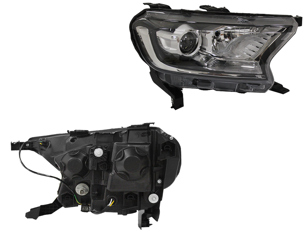 FARO DER F/CROMADO C/MOTOR C/LUPA C/MICA BLANCO