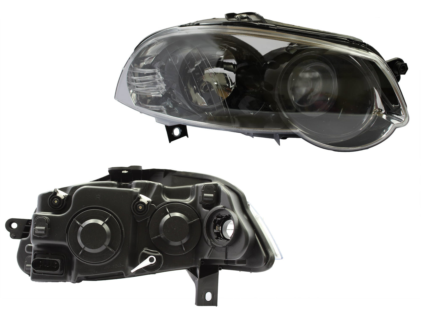 FARO DER F/NEGRO C/LUPA C/BICELES CROMOS