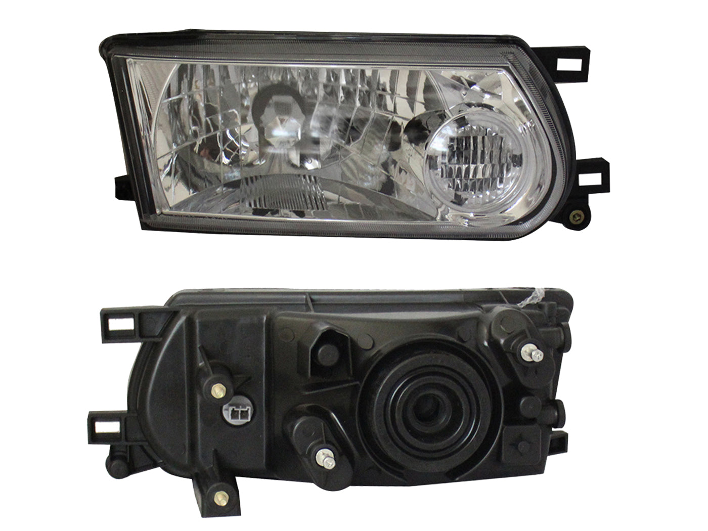 FARO DER F/CROMADO C/OJO BLANCO